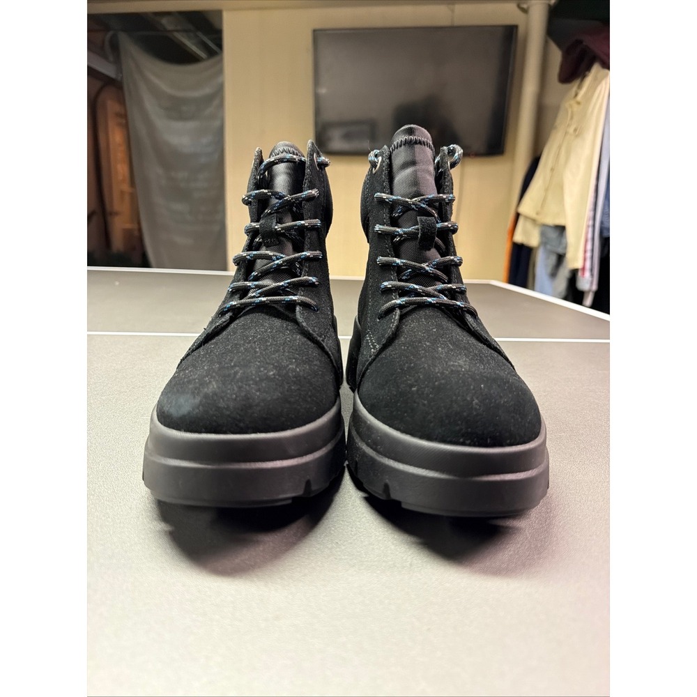 Koolaburra by UGG Black Suede Lug Sole Combat Boots 115849 Womens 8